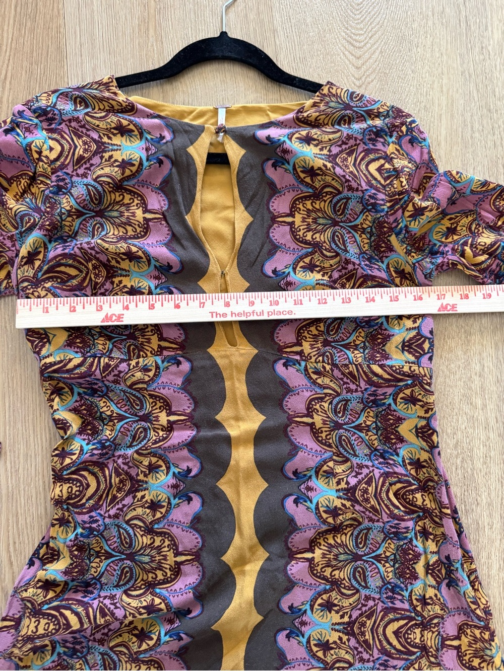 Free People Ossie Vibes Tunic Dress Long Sleeve Small 4/6 - Picture 5 of 7